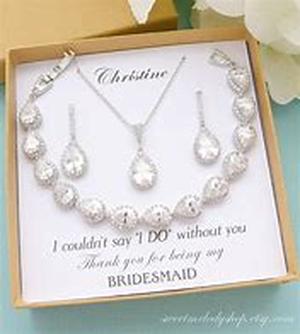 bridal sets  bridesmaid jewelry sets - a complete bridal look