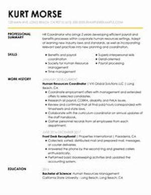 Sample Resumes