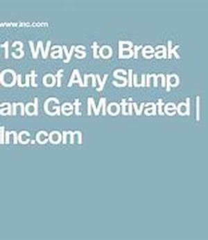 Blast Your Way Out Of A Slump With 4 Simple Tactics