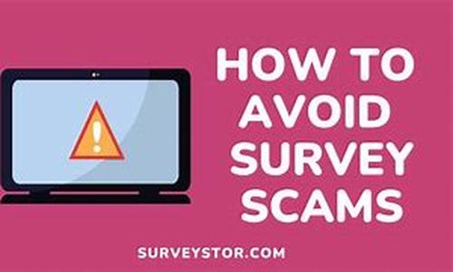 Avoid being scammed by survey sites