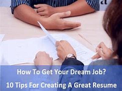 Finding the Dream Job by Having a solid Resume