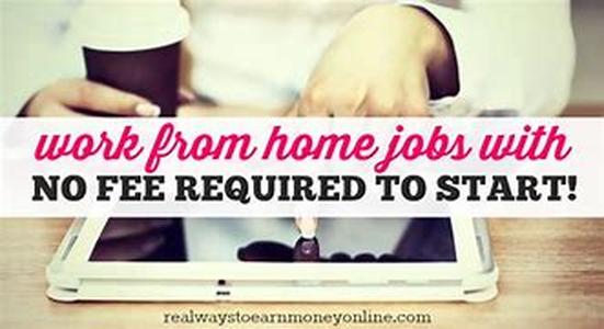 No Fee Work at Home Job