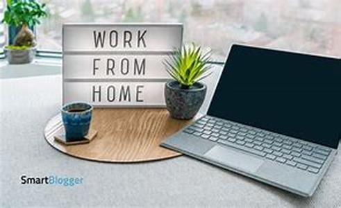 Work at Home on Computer