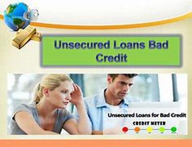 Bad Credit Score Go For Bad Credit Secured Loan