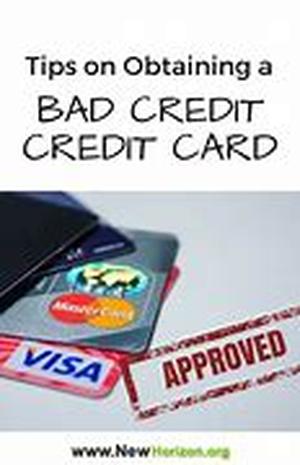 Obtaining A Credit Card - With A Less Than Perfect Credit History