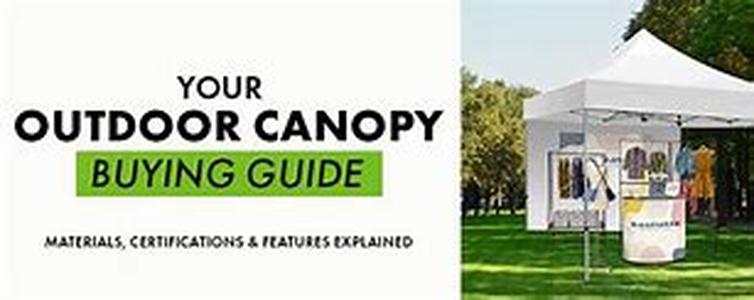 Canopies QA: Understanding Types Of Canopies And Tents