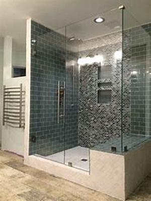 London builders: bathroom, apartment glass ideas