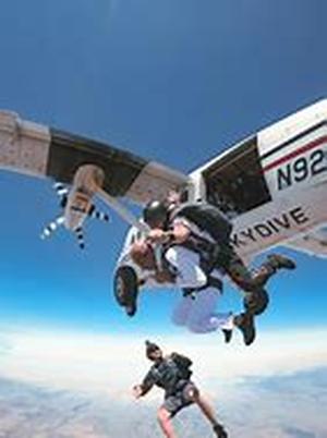 Skydiving Stunts  Skydiving is one way to challenge yourself and determine how far can you go as far as extreme sports is concerned